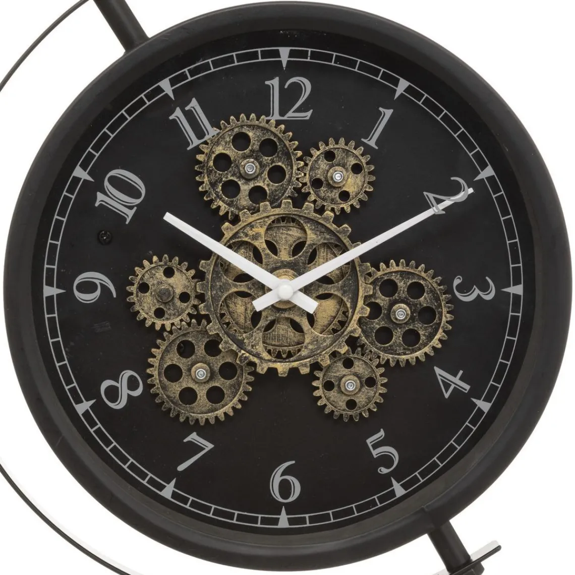 3S. x Home Horloge à poser noir H40cm New