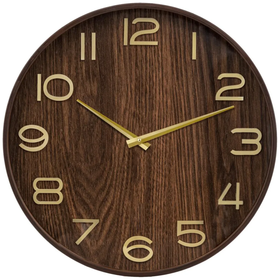 3S. x Home Horloge Ivana Bois foncé Marron Clearance