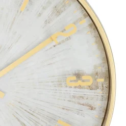 3S. x Home Horloge Izzie en verre Discount