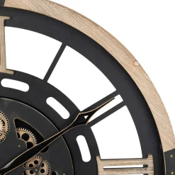 3S. x Home Horloge mécanique bois Discount