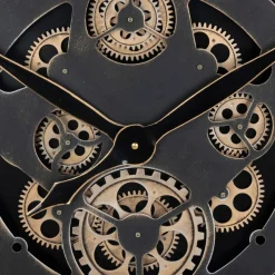 3S. x Home Horloge mécanique bois Discount