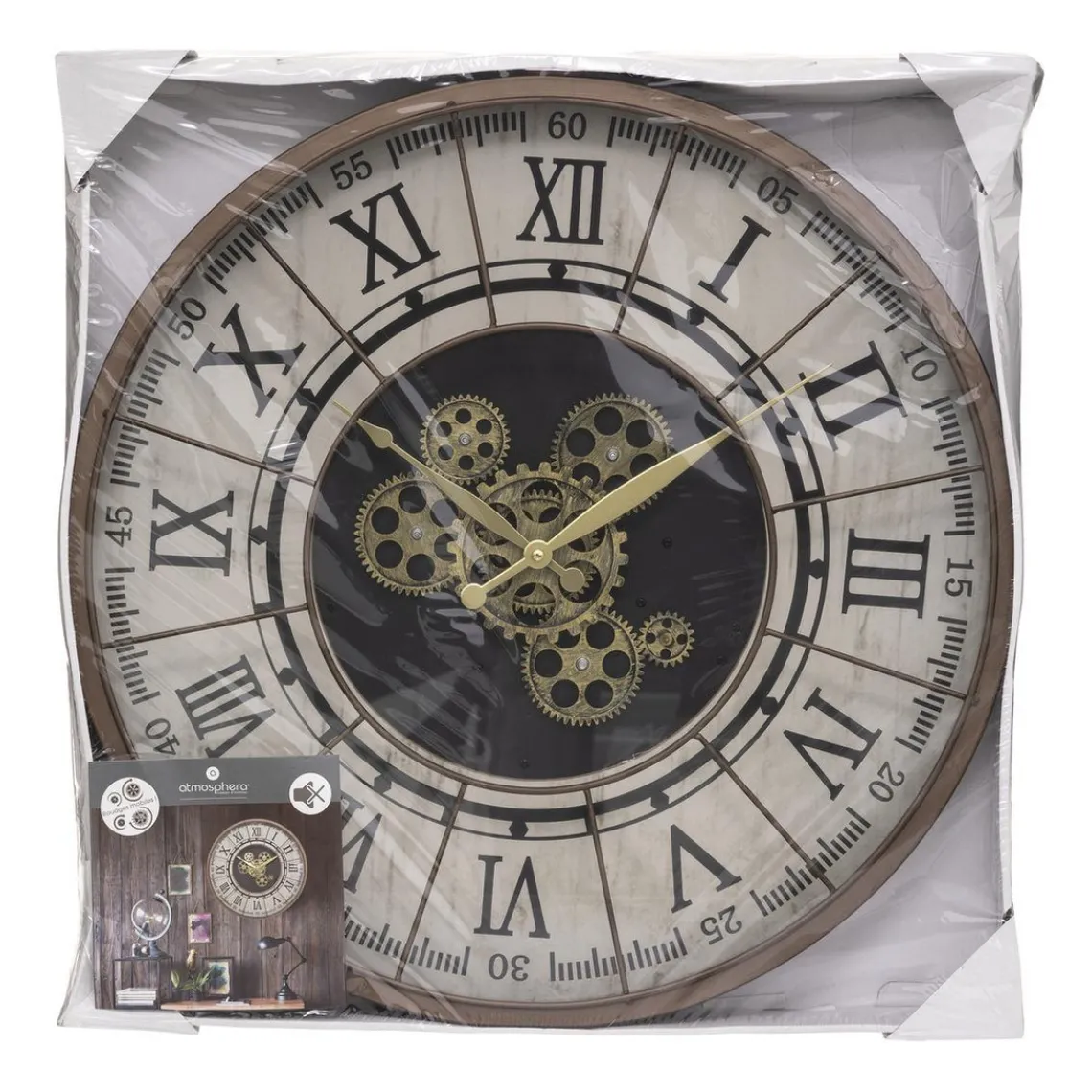 3S. x Home Horloge Métal Mécanique D 57 Stella marron Clearance