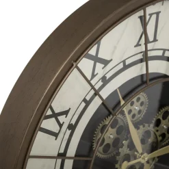 3S. x Home Horloge Métal Mécanique D 57 Stella marron Clearance
