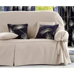Becquet Housse de canapé à nouettes - Beige Outlet