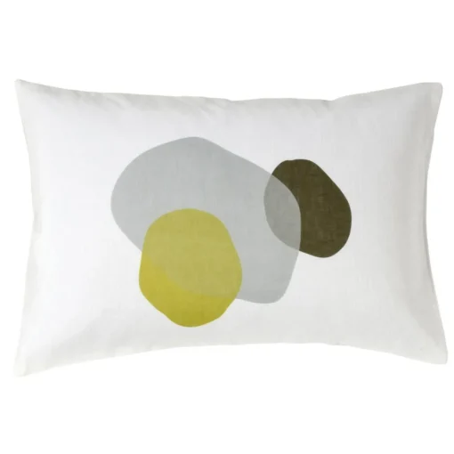 Maison Vivaraise Housse de coussin PIA Brume 60 x 40 Discount