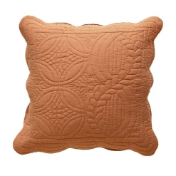 Becquet Housse d'oreiller BAILLARGUES caramel en coton New