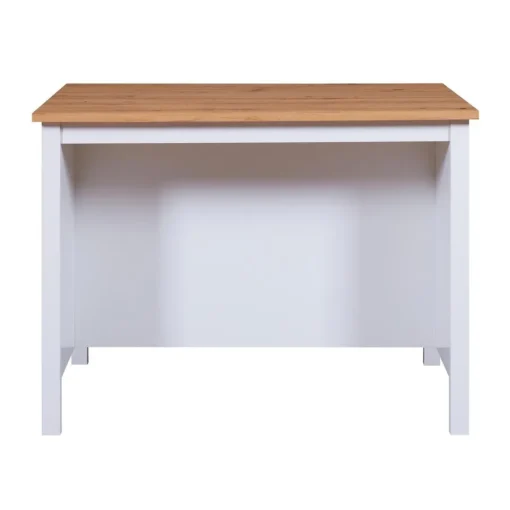 3S. x Home Ilot de cuisine JULINA blanc / Chêne Artisan Online