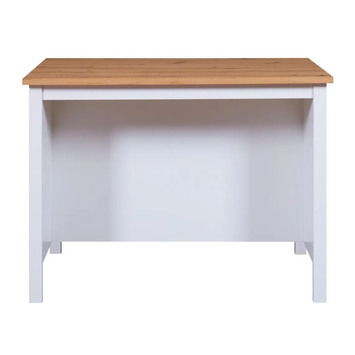 3S. x Home Ilot de cuisine JULINA blanc / Chêne Artisan Online