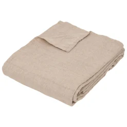 3S. x Home Jeté de lit Écru