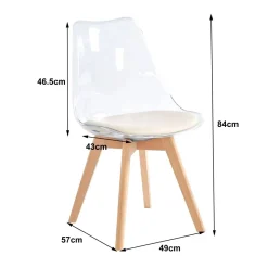 3S. x Home La chaise CARMEN avec design scandinave Hot