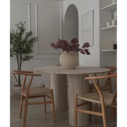 3S. x Home La chaise de table ROSARIO design moderne et sa structure en bois massif New