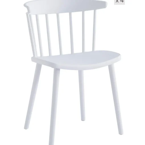 3S. x Home La chaise EXCHANGE design scandinave Blanc