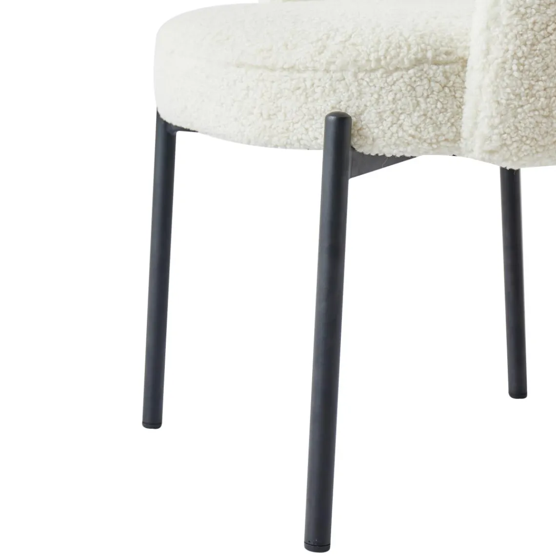 3S. x Home La chaise GRIMSTAD avec design scandinave Blanc Outlet