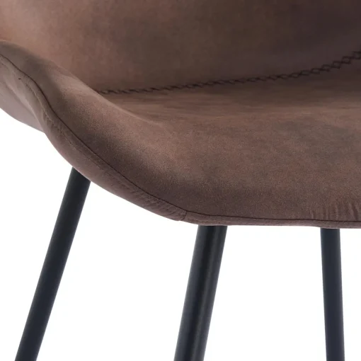 3S. x Home La chaise KOGE design scandinave marron Outlet