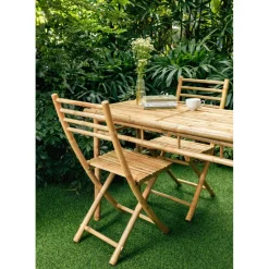 3S. x Home La chaise PALEMPANG design moderne et sa structure en bois massif marron Online