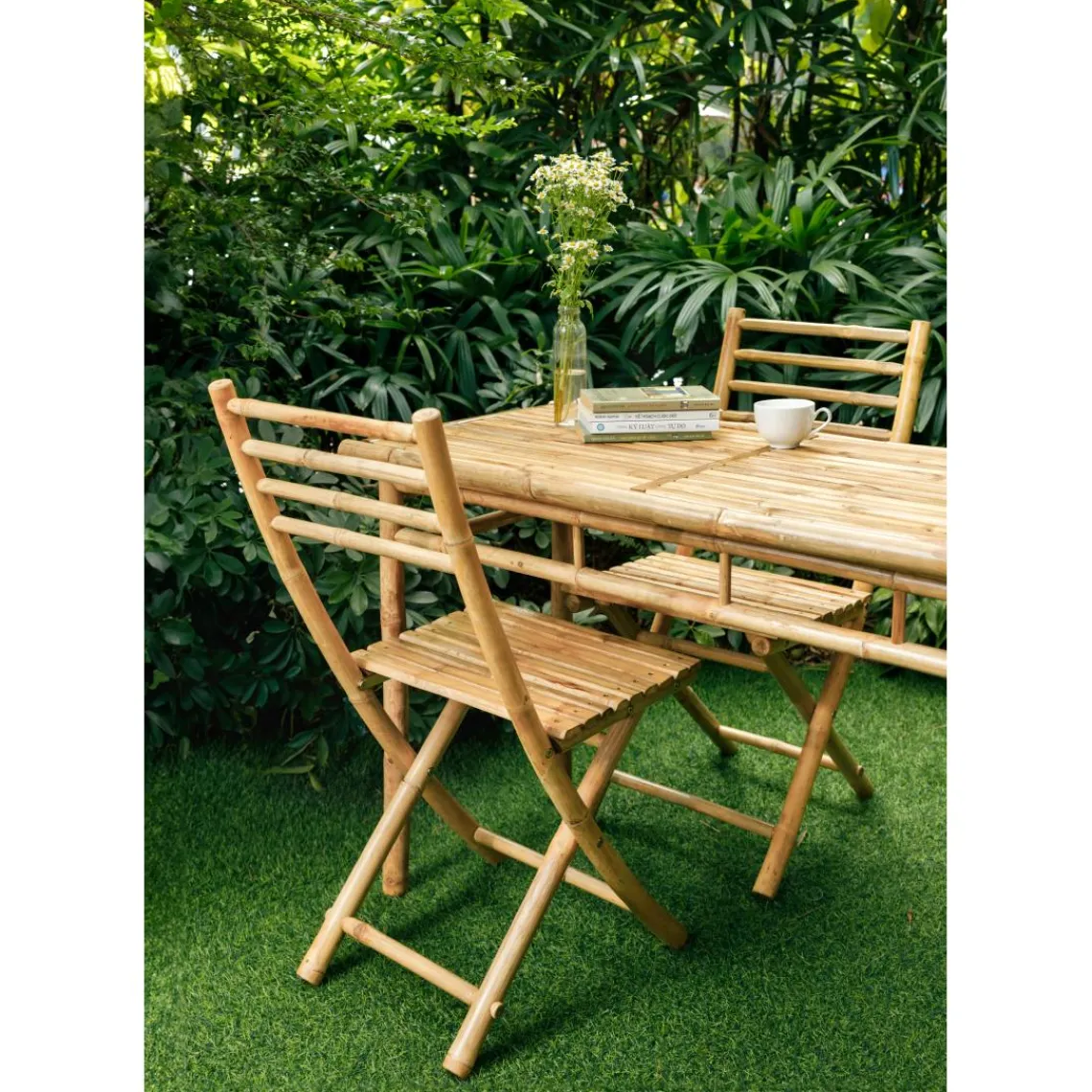 3S. x Home La chaise PALEMPANG design moderne et sa structure en bois massif marron Online