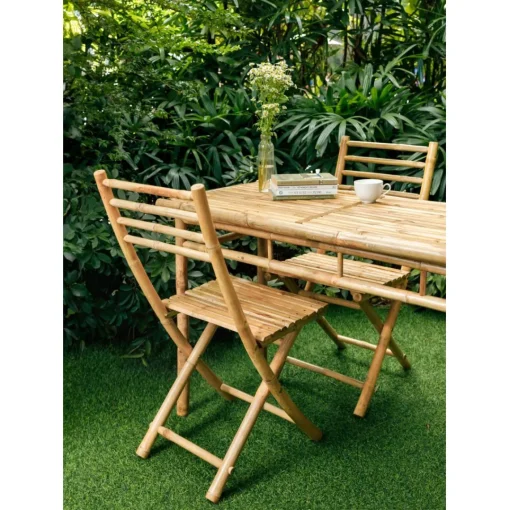 3S. x Home La table à manger BARU son design rustique et épuré pour 4 personnes Outlet