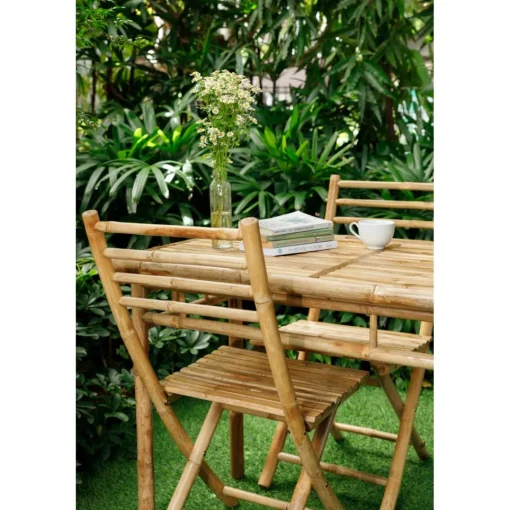 3S. x Home La table à manger BARU son design rustique et épuré pour 4 personnes Outlet