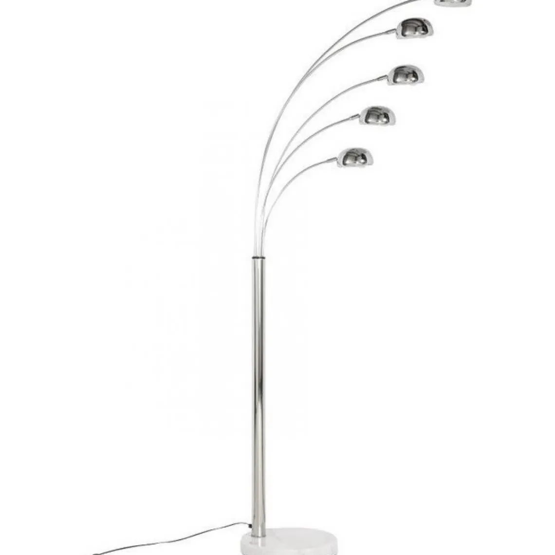 ALTEREGO Lampadaire 5 Arcs chrome