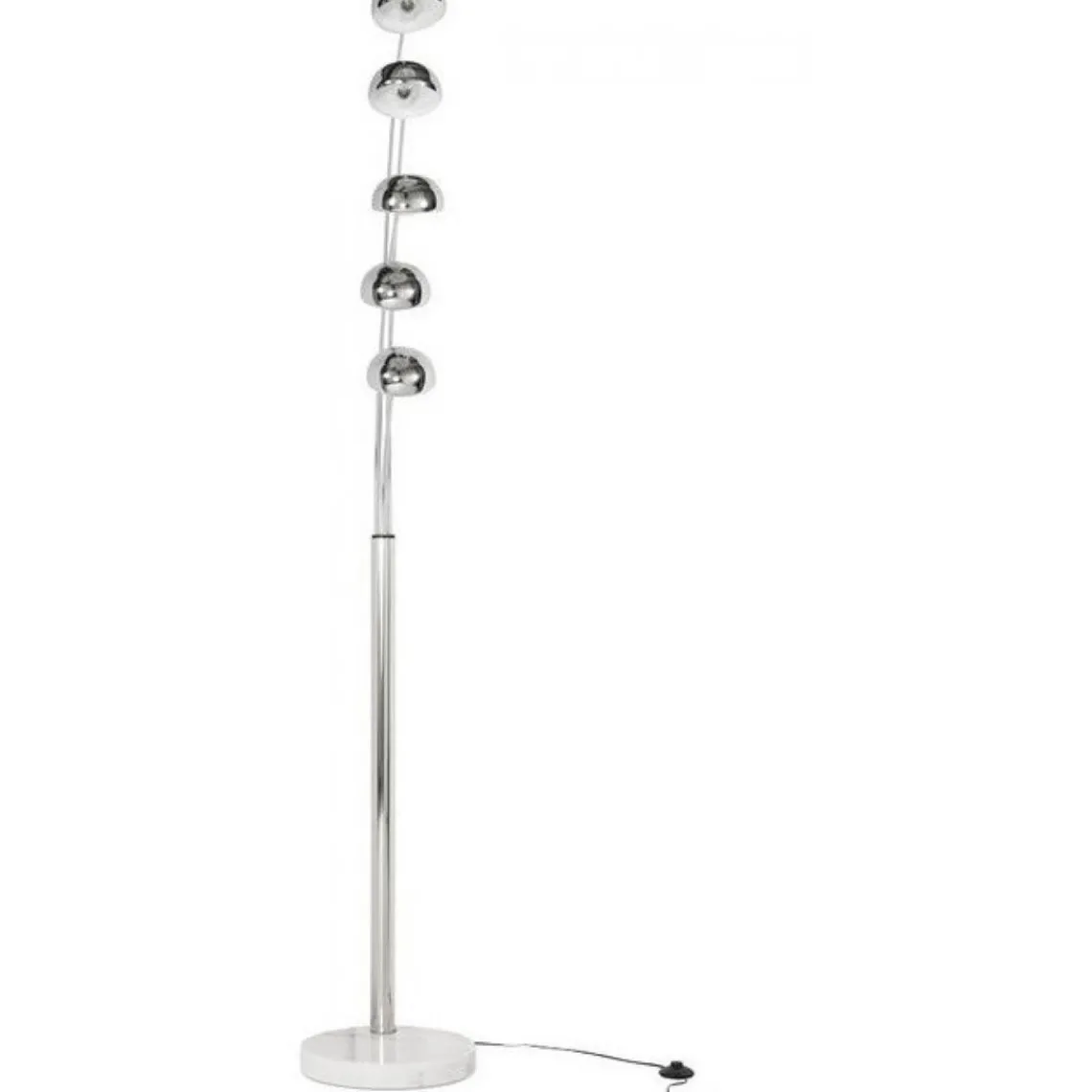 ALTEREGO Lampadaire 5 Arcs chrome