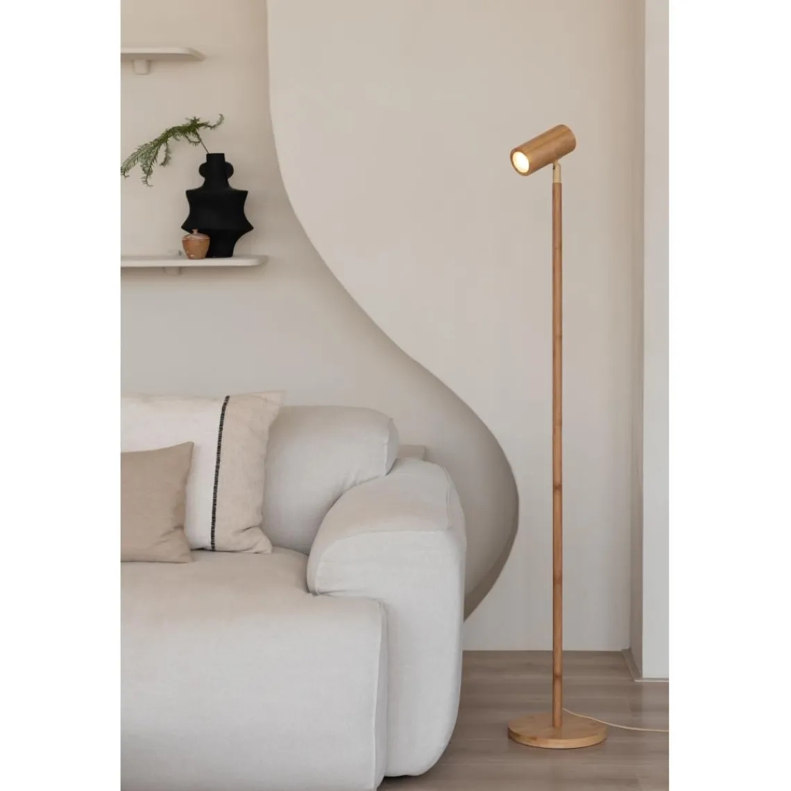Good & Mojo Lampadaire bambou Java naturel Sale