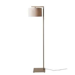 It s About Romi Lampadaire Boston sable abat-jour lin clair Outlet