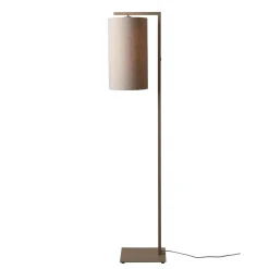 It s About Romi Lampadaire Boston sable abat-jour lin clair Discount