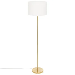 3S. x Home Lampadaire droit Tina bouclette pied doré Outlet