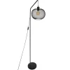 3S. x Home Lampadaire EMIE Arc Métal Noir Discount