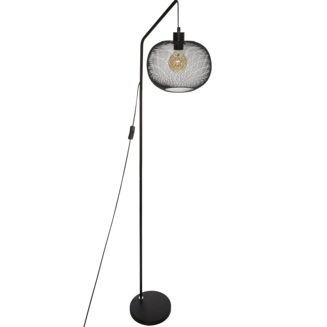 3S. x Home Lampadaire EMIE Arc Métal Noir Discount