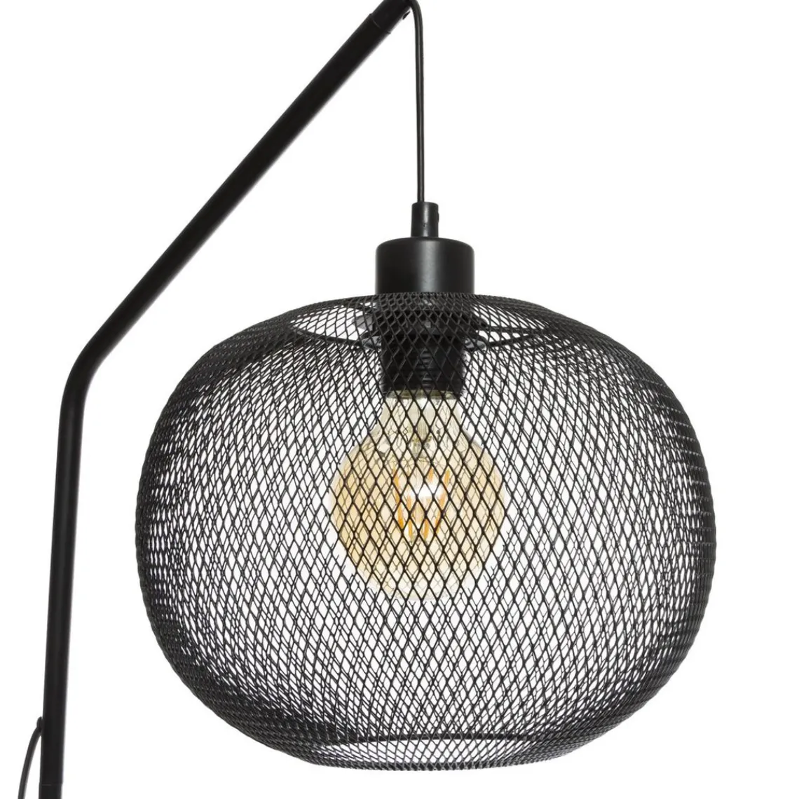 3S. x Home Lampadaire EMIE Arc Métal Noir Discount
