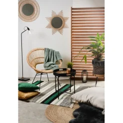 3S. x Home Lampadaire en métal noir h136cm Outlet