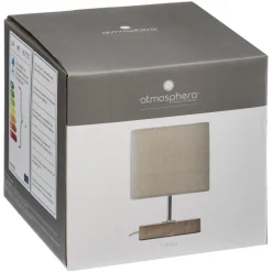 3S. x Home Lampe à Poser Bois H. 21 cm Best