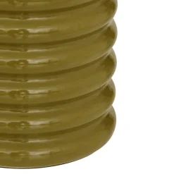 3S. x Home Lampe à poser champignon secteur Vinus vert Kaki Discount