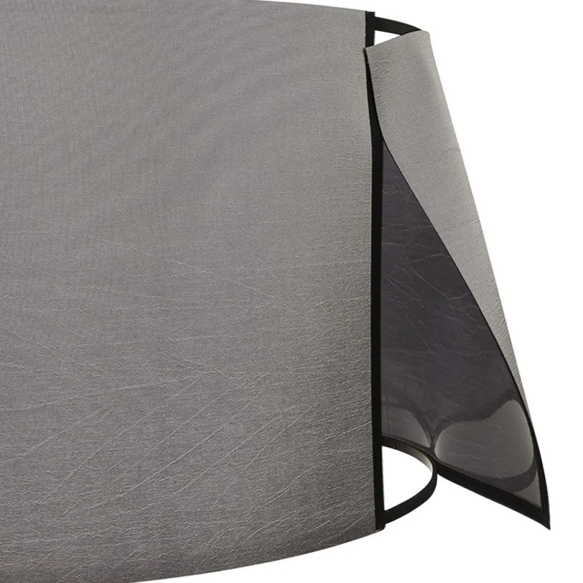 ALTEREGO Lampe à poser design 'SPRING MINI' avec abat-jour gris et trépied noir Hot