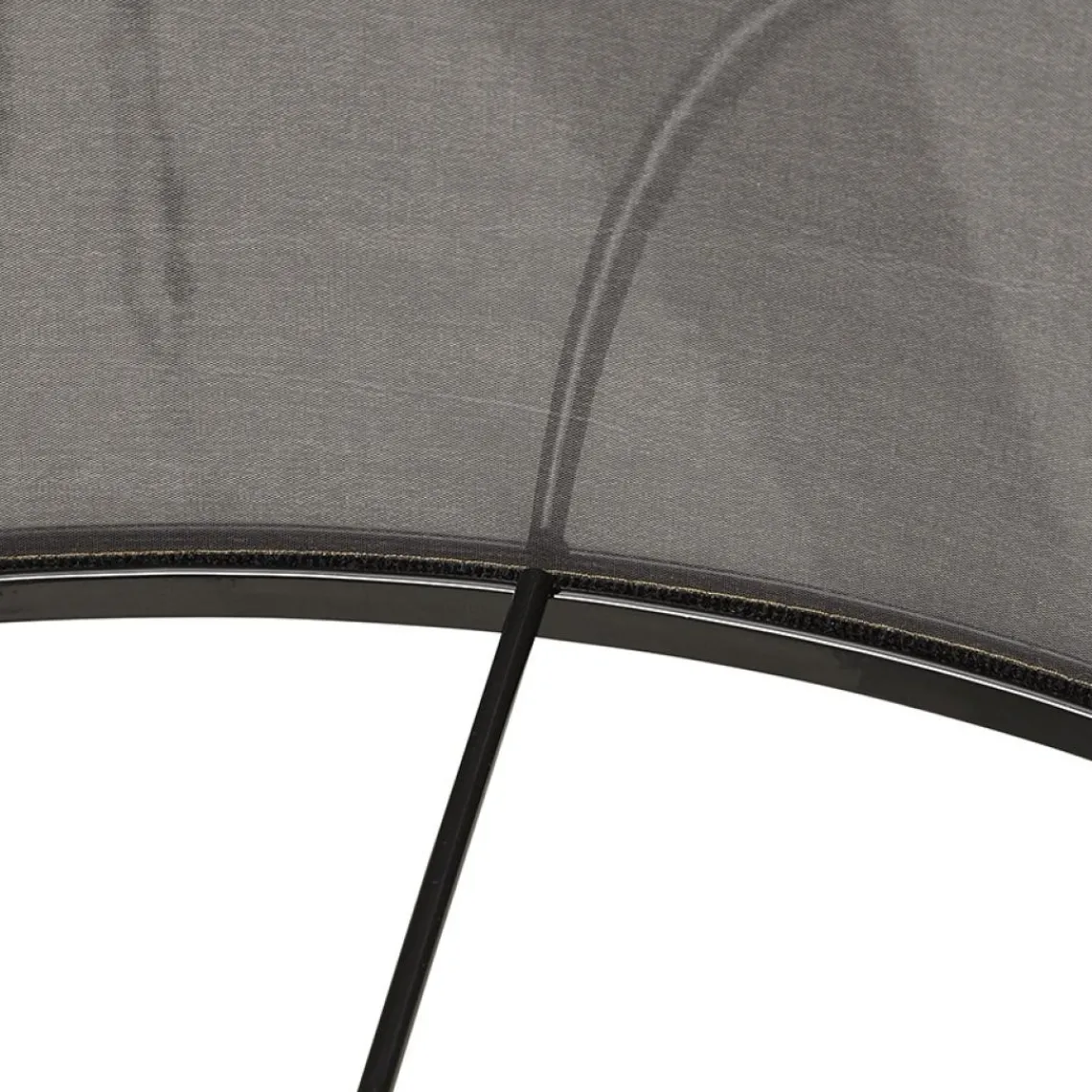 ALTEREGO Lampe à poser design 'SPRING MINI' avec abat-jour gris et trépied noir Hot