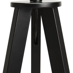 ALTEREGO Lampe à poser design 'SPRING MINI' avec abat-jour gris et trépied noir Hot