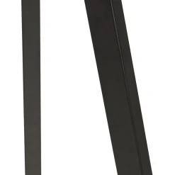 ALTEREGO Lampe à poser design 'SPRING MINI' avec abat-jour gris et trépied noir Hot