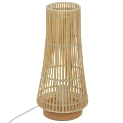 3S. x Home Lampe à poser en Bambou Mahe Naturel H38 Clearance