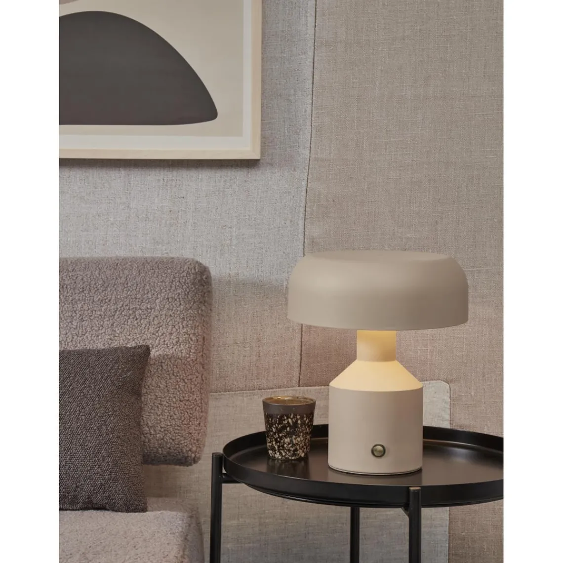 It s About Romi Lampe à Poser en Métal PORTO Sable Marron Online