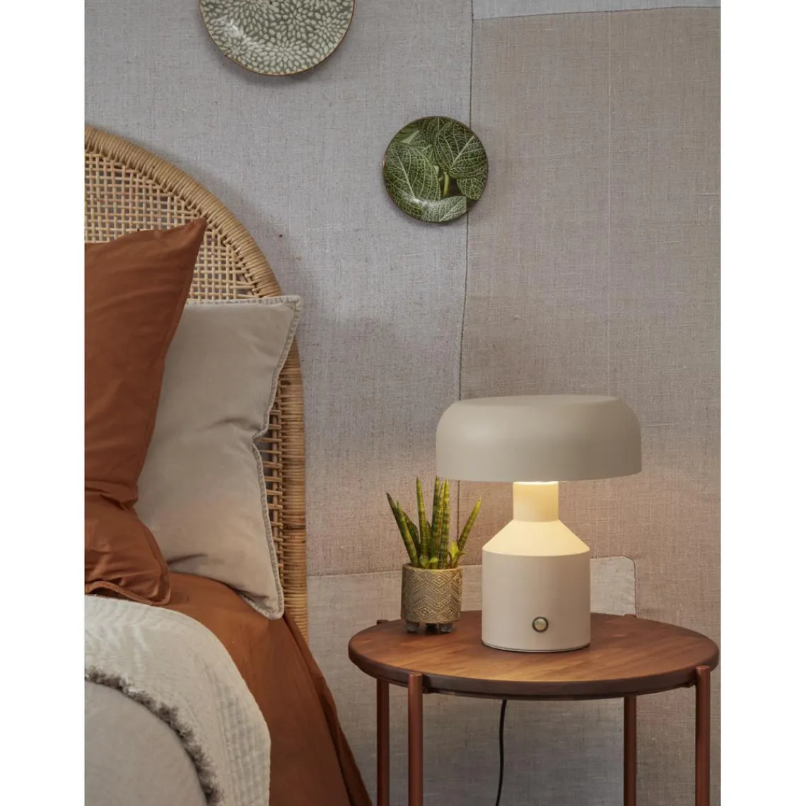 It s About Romi Lampe à Poser en Métal PORTO Sable Marron Online