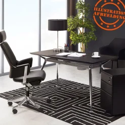 ALTEREGO Lampe à poser 'LIVING MINI' noire réglable en hauteur Hot