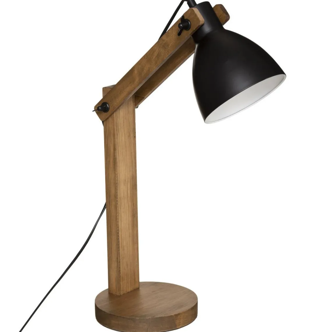 3S. x Home Lampe Arc Cuba Noir H 56 Discount