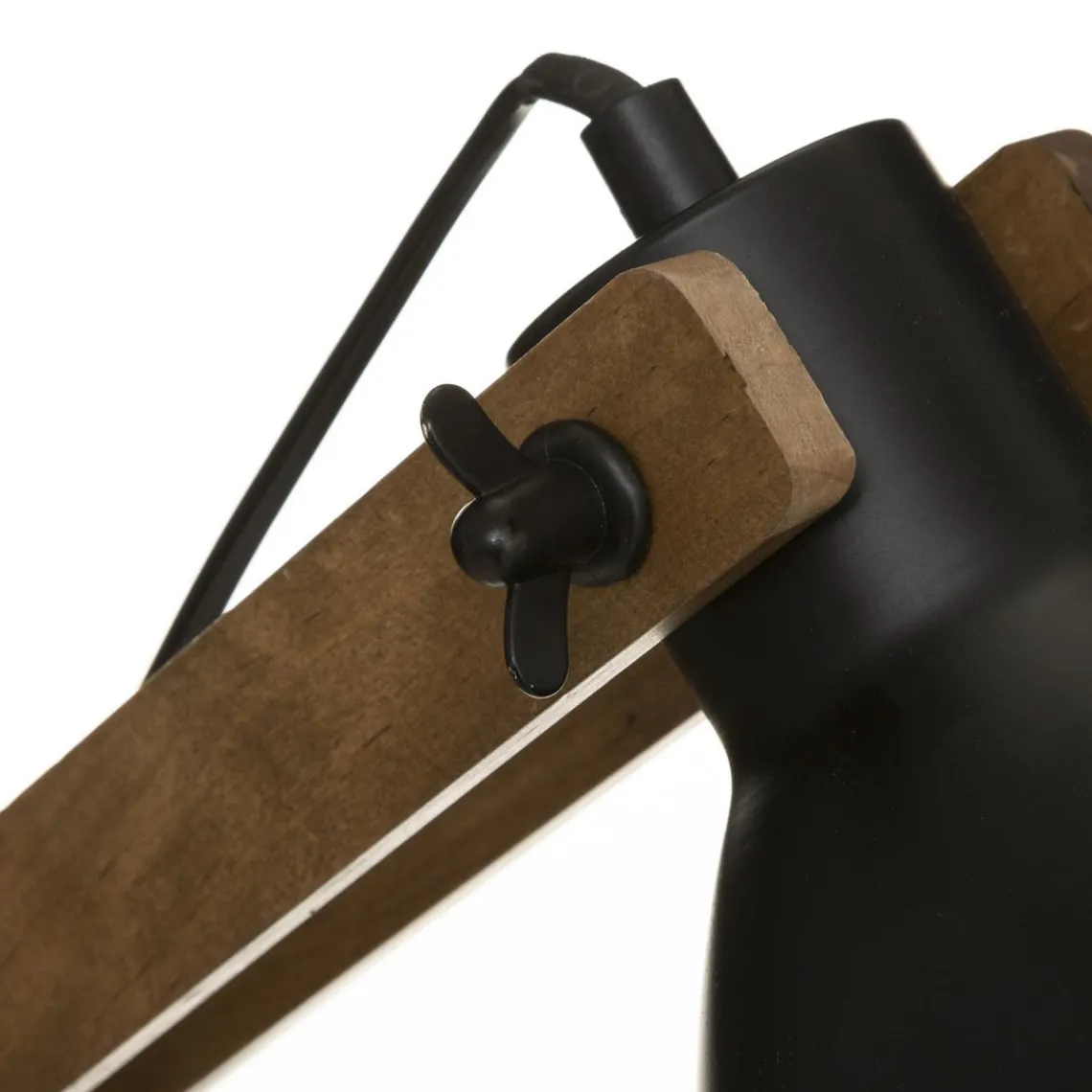 3S. x Home Lampe Arc Cuba Noir H 56 Discount