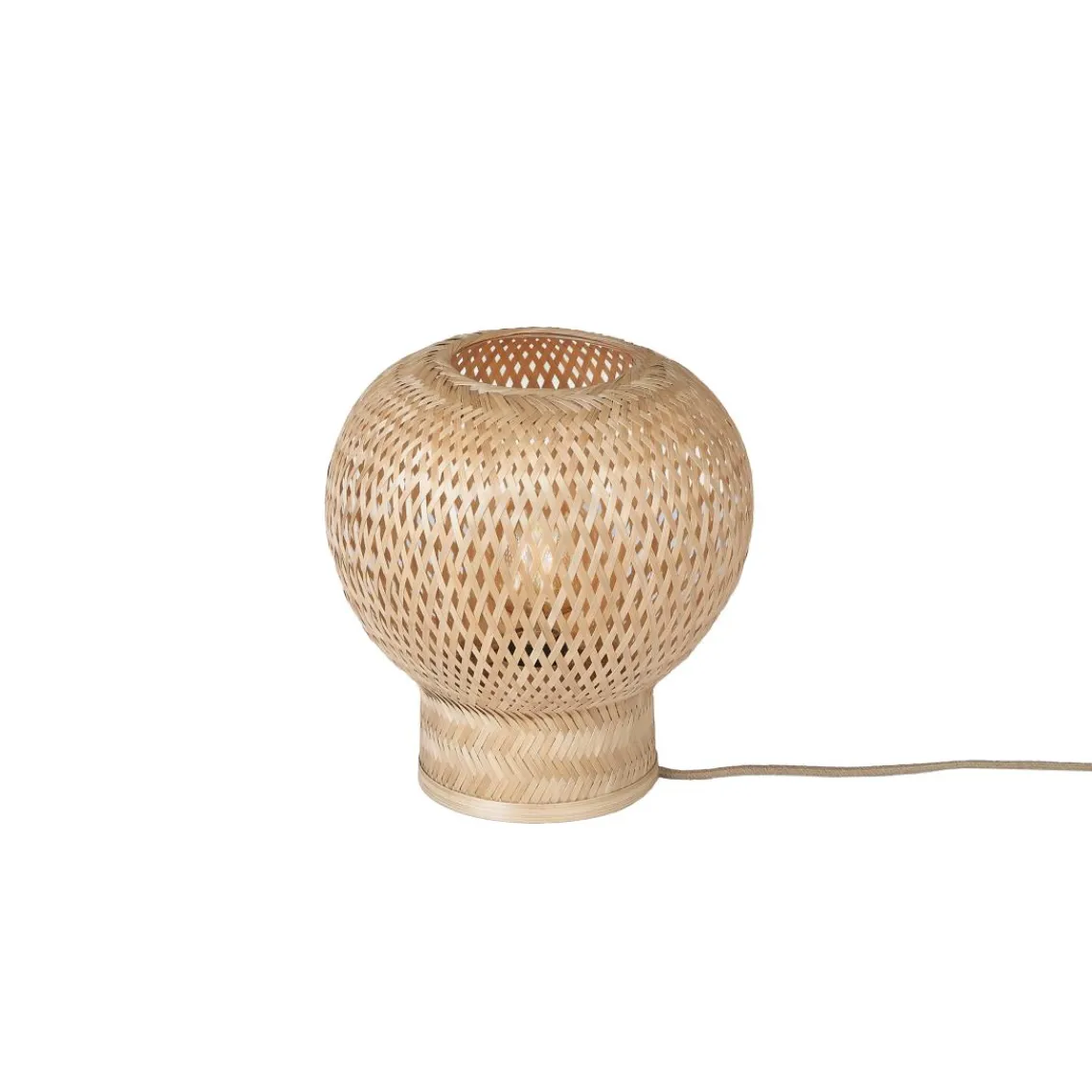 Good & Mojo Lampe de table Barbados bambou globe naturel Sale
