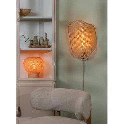 Good & Mojo Lampe de table Barbados bambou globe naturel Sale