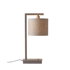 It s About Romi Lampe de table Boston sable abat-jour lin clair Clearance