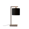 It s About Romi Lampe de table Boston sable abat-jour noir Discount