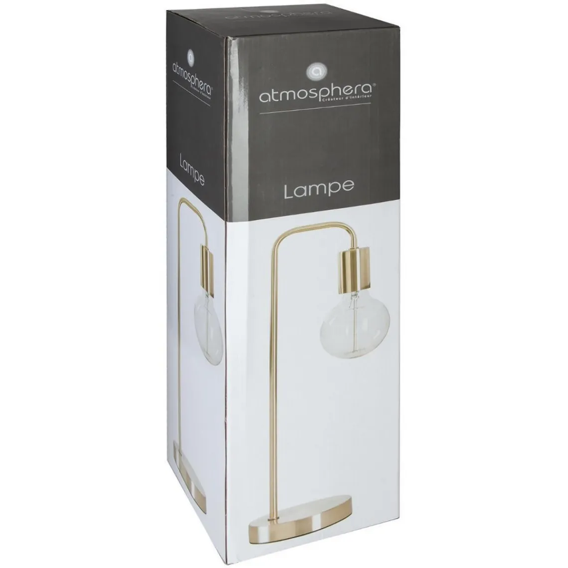 3S. x Home Lampe e en métal H46 - Essential Mood Doré Best