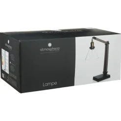 3S. x Home Lampe en bois/métal et abat-jour en verre Online